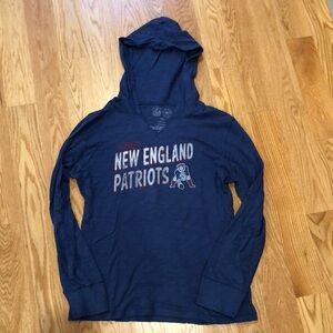 NFL old school light hooded long sleeve shirt. Size medium.